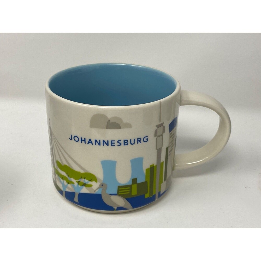 Starbucks You Are Here Collection Coffee Mug Cup Johannesburg South Africa NEW